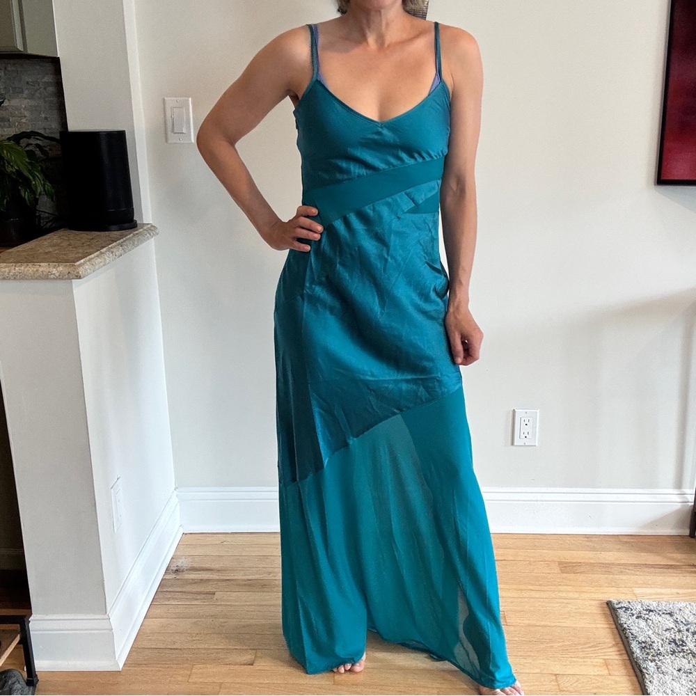 French Connection Blue Sleeveless Maxi Dress